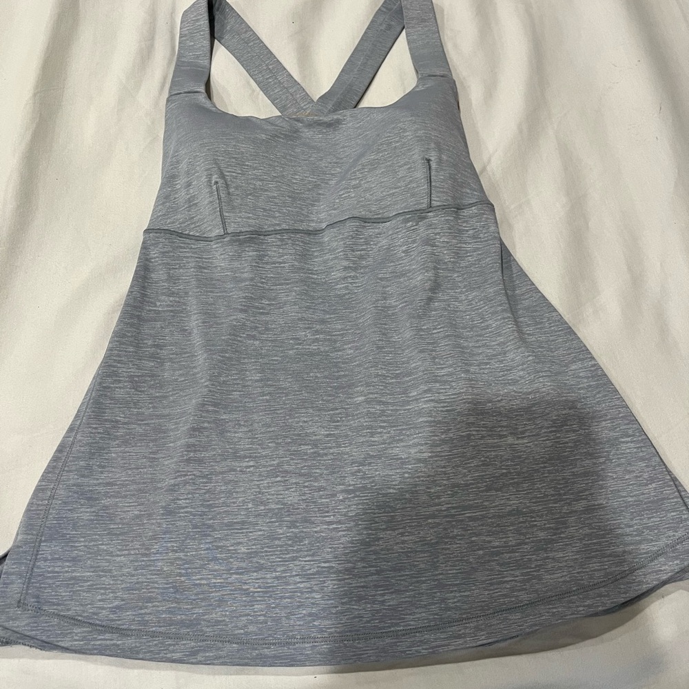 Gray Lululemon tank top